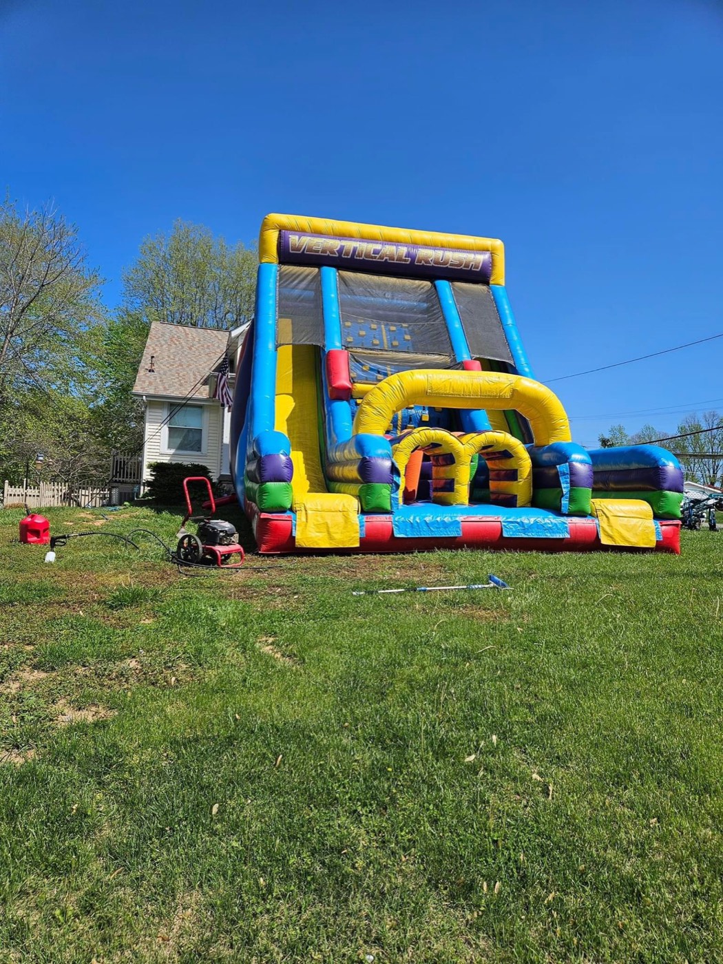 Vertical Rush obstacle course rental